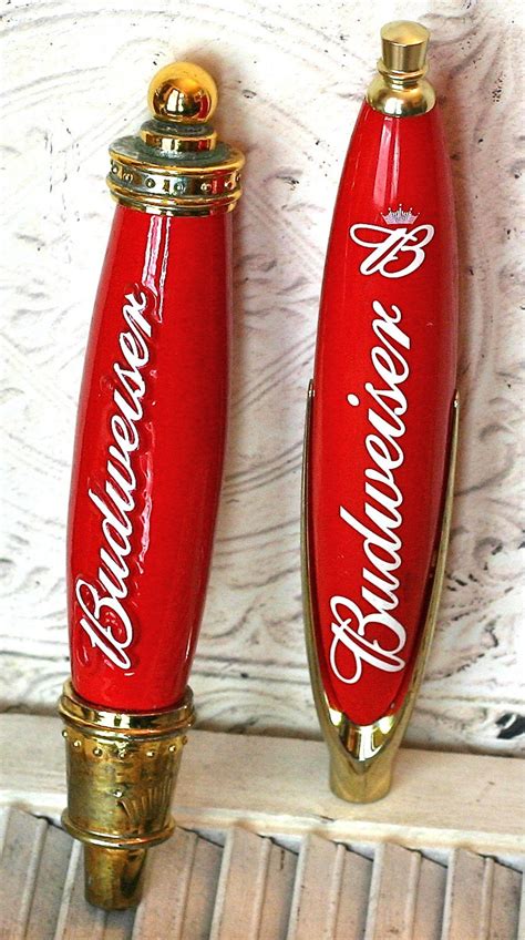 When you pull the stout tap handle, the diaphragm opens the faucet and dispenses beer. . Antique beer tap handles